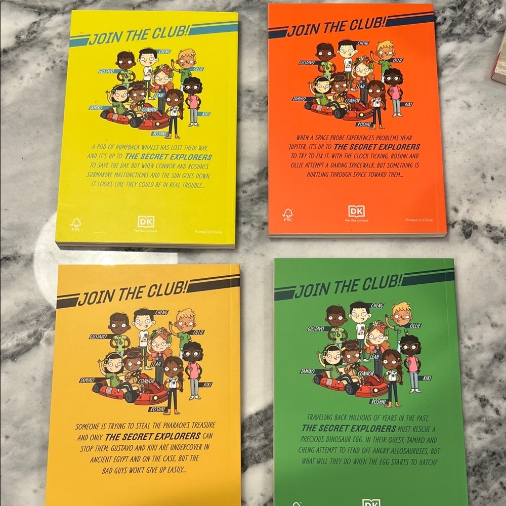 NEW - Adventures with the Secret Explorers Set of 4 Books - Picture 3 of 5